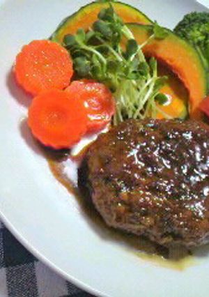 照り焼きハンバーグ-レシピのメイン写真