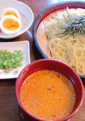 豆乳つけだれのつけ麺。-レシピのメイン写真