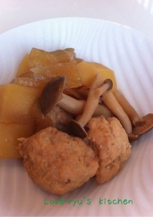 ほっこり♪鶏だんごじゃが-レシピのメイン写真