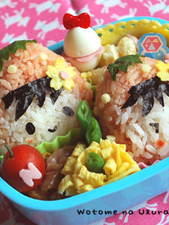 ハムで乙女なうずら♪キャラ弁、お弁当に-レシピのメイン写真