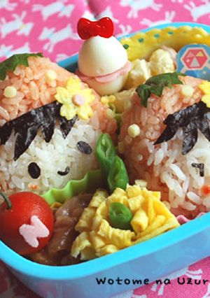 ハムで乙女なうずら♪キャラ弁、お弁当に-レシピのメイン写真