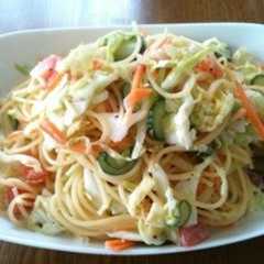 รูปของ コールスローの冷たいパスタ☆ランチに♪