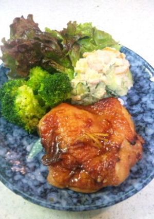 鶏モモ肉の生姜照り焼き-レシピのメイン写真