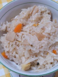 簡単♪なんちゃってマツタケ炊き込みご飯-レシピのメイン写真