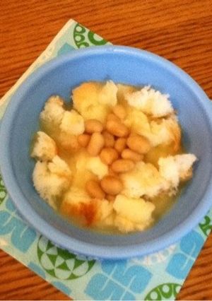 離乳食 サツマイモと大豆のパンがゆ-レシピのメイン写真
