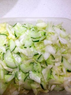 ついつい手が出るキャベツと胡瓜の漬物-レシピのメイン写真