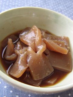 味浸みこんにゃく【生姜醤油】-レシピのメイン写真