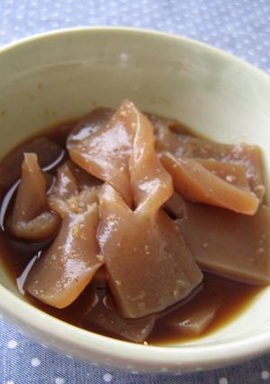 味浸みこんにゃく【生姜醤油】-レシピのメイン写真