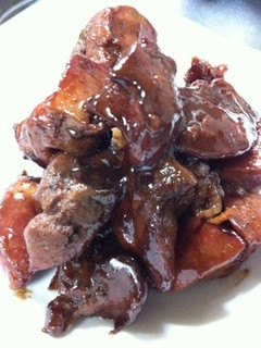こってり鶏肝煮*やわらかいよ-レシピのメイン写真
