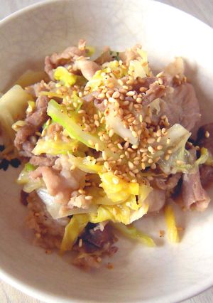 忙しい時の!豚肉とキャベツの中華炒め-レシピのメイン写真