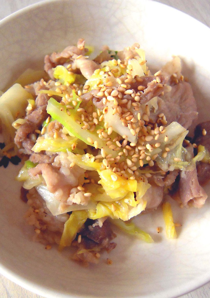 忙しい時の！豚肉とキャベツの中華炒め-レシピのメイン写真