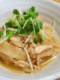 大根とツナのバターしょうゆ煮-レシピのメイン写真