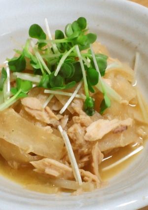 大根とツナのバターしょうゆ煮-レシピのメイン写真