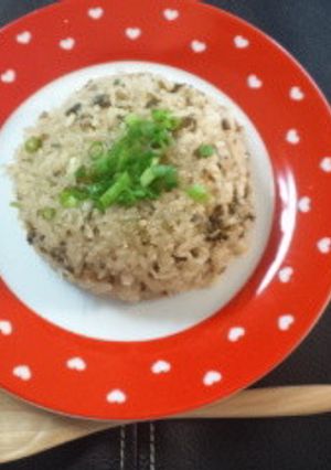 糸こんにゃくダイエット明太高菜チャーハン-レシピのメイン写真