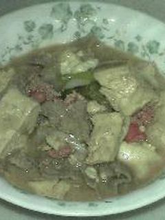 明太肉豆腐-レシピのメイン写真