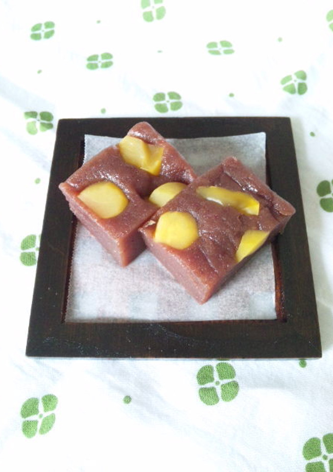 レンジで簡単！！栗蒸しようかん-レシピのメイン写真