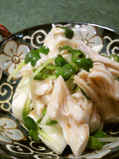 鶏ささみと長いもde梅肉あえ-レシピのメイン写真