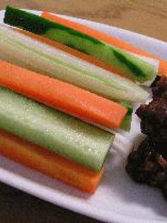 野菜スティックwith肉味噌-レシピのメイン写真