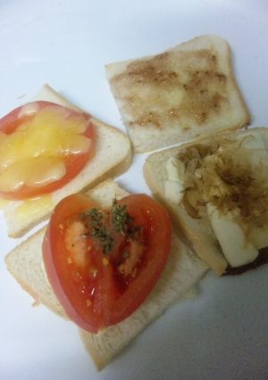 食パン1枚で☆色々味のひとくちトースト☆-レシピのメイン写真