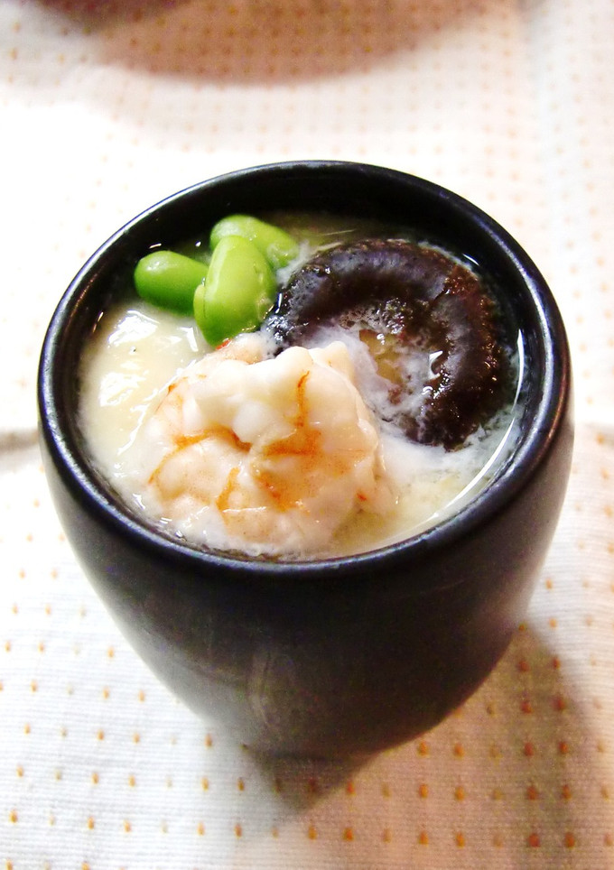 白だし仕立て♡海老と枝豆の茶碗蒸し-レシピのメイン写真