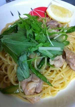 鶏肉とアスパラの和風★サッパリパスタ-レシピのメイン写真