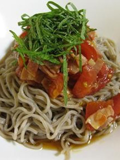 冷製トマトそば-レシピのメイン写真
