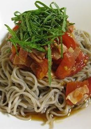 冷製トマトそば-レシピのメイン写真