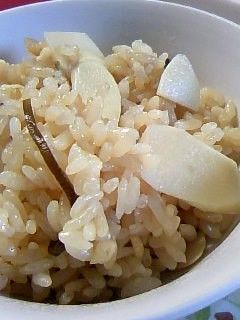 我が家のたけのこご飯(笹竹、細竹)-レシピのメイン写真