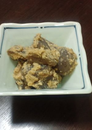 こんにゃく胡麻味噌炒め-レシピのメイン写真