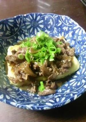 牛肉ソースの豆腐ステーキ-レシピのメイン写真