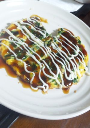 お好み焼き風☆卵焼き-レシピのメイン写真