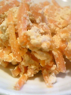 レンジで簡単☆にんじんの白和え-レシピのメイン写真
