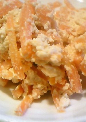 レンジで簡単☆にんじんの白和え-レシピのメイン写真
