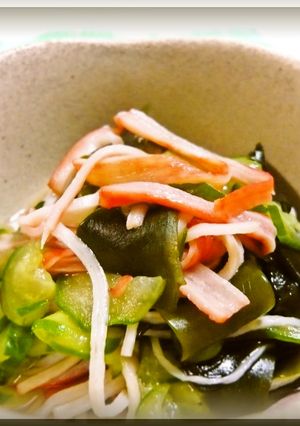 インスタントな酢の物-レシピのメイン写真
