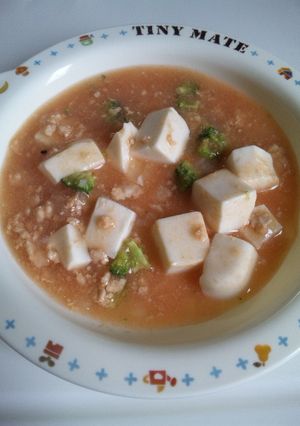 離乳食後期　マーボー風豆腐-レシピのメイン写真