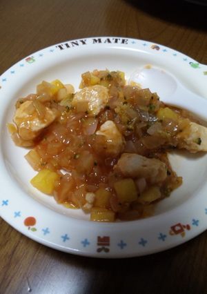 離乳食後期 なんちゃって酢豚-レシピのメイン写真
