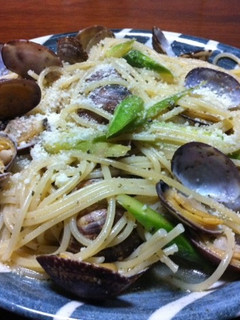 アスパラとアサリのスパゲティー-レシピのメイン写真