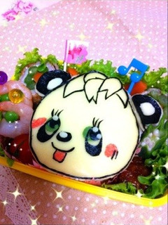 キャラ弁 グラグラ パンダ-レシピのメイン写真