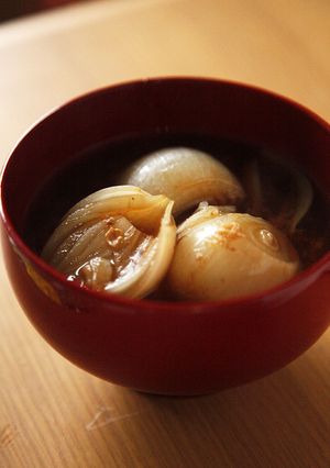 新玉ねぎの味噌汁-レシピのメイン写真