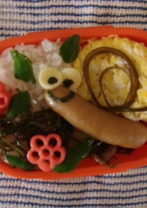 簡単カタツムリ弁当-レシピのメイン写真