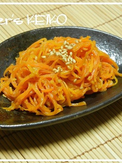 【農家のレシピ】千切りニンジンの味噌炒め-レシピのメイン写真