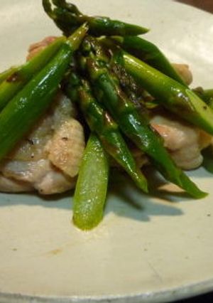 鶏とアスパラの炒めもの-レシピのメイン写真