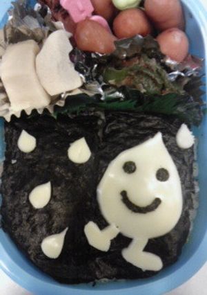 簡単キャラ弁☆雨降りしずくちゃん☆-レシピのメイン写真