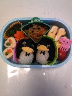 キャラ弁☆おにぎり21・ペンギンさん-レシピのメイン写真