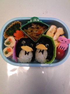 キャラ弁☆おにぎり21・ペンギンさん-レシピのメイン写真