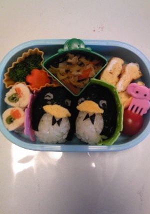 キャラ弁☆おにぎり21・ペンギンさん-レシピのメイン写真
