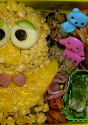 ☆ビッグバードのキャラ弁☆-レシピのメイン写真