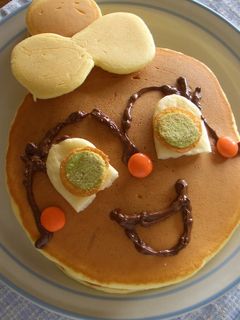 コキンちゃん☆ホットケーキデコ-レシピのメイン写真
