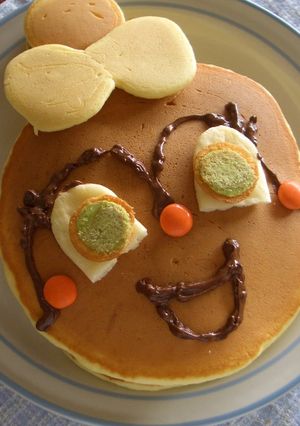 コキンちゃん☆ホットケーキデコ-レシピのメイン写真