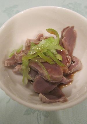 中華屋さんで食べた、砂肝の冷製-レシピのメイン写真